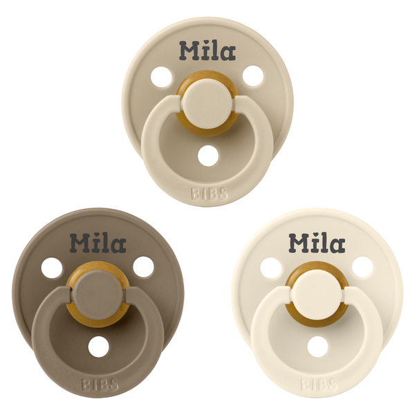 BIBS Colour Speen met Naam (3-Pack)