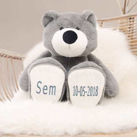 Large Stuffed Animal with Embroidered Name