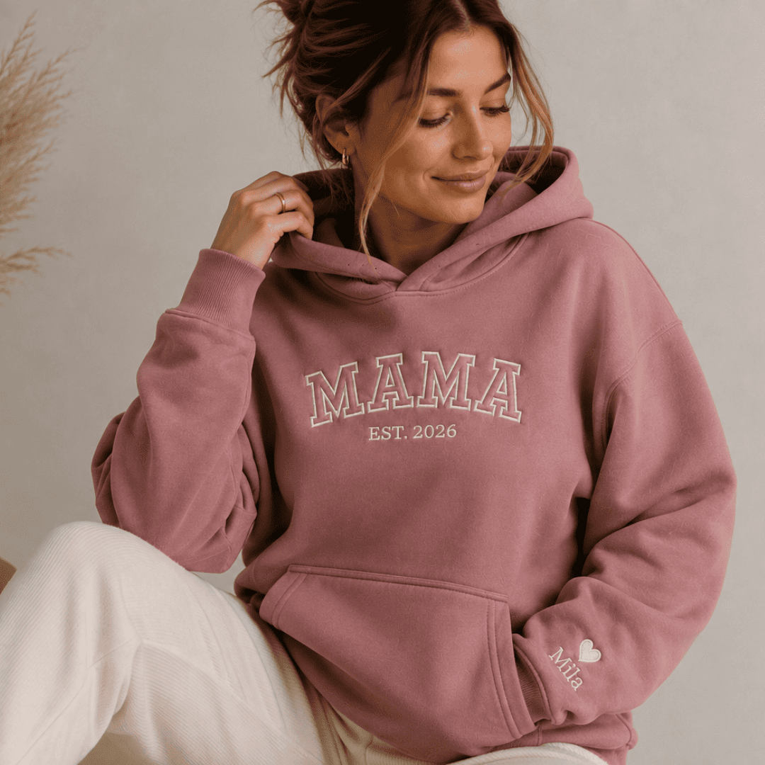MAMA Hoodie – Gepersonaliseerd met Naam & Geboortejaar